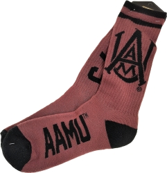 View Buying Options For The Big Boy Alabama A&M Bulldogs S4 Mens Athletic Socks