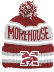 View Buying Options For The Big Boy Morehouse Maroon Tigers S254 Beanie With Ball