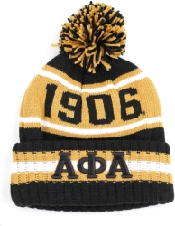View Buying Options For The Big Boy Alpha Phi Alpha Divine 9 S252 Beanie With Ball
