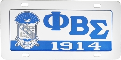 View Buying Options For The Phi Beta Sigma Domed Shield Mirror Car Tag License Plate