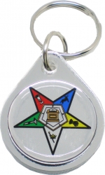 View Buying Options For The Eastern Star Domed Crest Key Chain