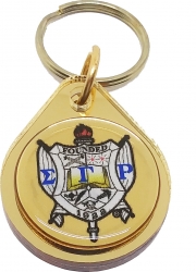 View Buying Options For The Sigma Gamma Rho Domed Crest Key Chain