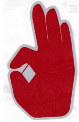 View Buying Options For The Kappa Alpha Psi Hand Sign Reflective Decal Symbol Sticker