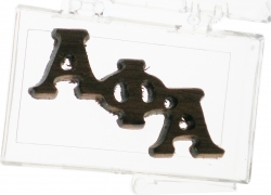 View Buying Options For The Alpha Phi Alpha Small Wood Letter Pin