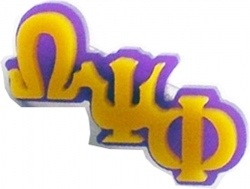 View Buying Options For The Omega Psi Phi Small Acrylic Letter Pin