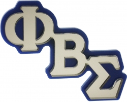 View Buying Options For The Phi Beta Sigma Large Mirror Letter Pin