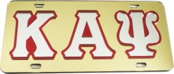 View Buying Options For The Kappa Alpha Psi Outlined Mirror License Plate
