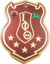 View Buying Options For The Iota Phi Theta Domed Crest Wood Plaque