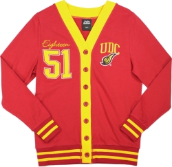 View Buying Options For The Big Boy District Of Columbia Firebirds S10 Womens Cardigan