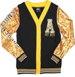 View Buying Options For The Big Boy Arkansas At Pine Bluff Golden Lions S9 Womans Cardigan