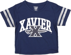 View Buying Options For The Big Boy Xavier Musketeers S4 Foil Cropped Womens Tee