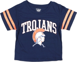 View Buying Options For The Big Boy Virginia State Trojans S4 Foil Cropped Womens Tee