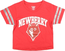 View Buying Options For The Big Boy Newberry Wolves S4 Foil Cropped Womens Tee