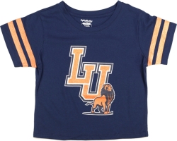 View Buying Options For The Big Boy Langston Lions S4 Foil Cropped Womens Tee