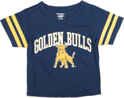 View Buying Options For The Big Boy Johnson C. Smith Golden Bulls S4 Foil Cropped Womens Tee