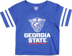 View Buying Options For The Big Boy Georgia State Panthers S4 Foil Cropped Womens Tee