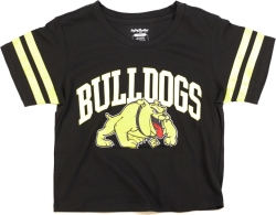 View Buying Options For The Big Boy Bowie State Bulldogs S4 Foil Cropped Womens Tee