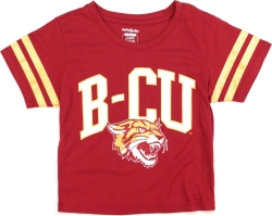 View Buying Options For The Big Boy Bethune-Cookman Wildcats S4 Foil Cropped Womens Tee