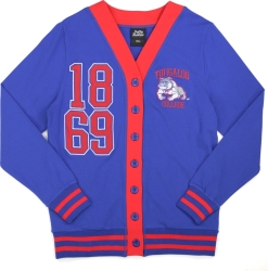 View Buying Options For The Big Boy Tougaloo Bulldogs S10 Womens Cardigan