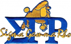 View Buying Options For The Sigma Gamma Rho Signature Poodle Iron-On Patch