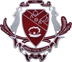 View Buying Options For The Lambda Theta Alpha Crest Iron-On Patch