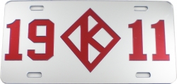 View Buying Options For The Kappa Alpha Psi 1911 Diamond Mirror License Plate