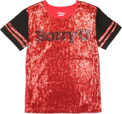 View Buying Options For The Big Boy Barry Buccaneerss S6 Womens Sequins Tee