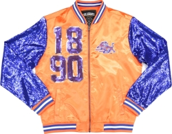 View Buying Options For The Big Boy Savannah State Tigers S4 Womens Sequins Satin Jacket