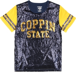 View Buying Options For The Big Boy Coppin State Eagles S6 Womens Sequins Tee