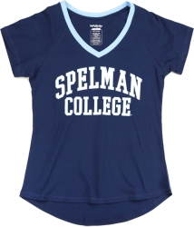 View Buying Options For The Big Boy Spelman College S3 Womens V-Neck Tee
