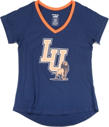 View Buying Options For The Big Boy Langston Lions S3 Womens V-Neck Tee