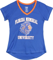 View Buying Options For The Big Boy Florida Memorial Lions S3 Womens V-Neck Tee