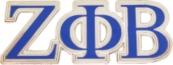 View Buying Options For The Zeta Phi Beta Big Letter Lapel Pin