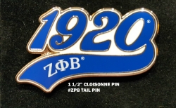 View Buying Options For The Zeta Phi Beta 1920 Tail Lapel Pin