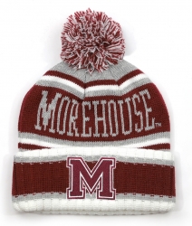 View Buying Options For The Big Boy Morehouse Maroon Tigers S251 Beanie With Ball