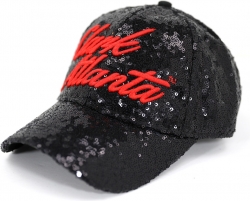 View Buying Options For The Big Boy Clark Atlanta Panthers S141 Ladies Sequins Cap