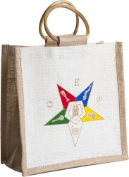 View Buying Options For The Eastern Star Symbol Mini Jute Gift Bag