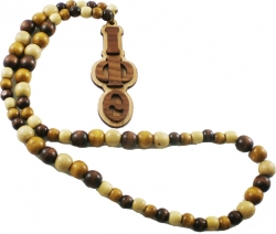 View Buying Options For The Iota Phi Theta Wood Bead Tiki Letter Medallion