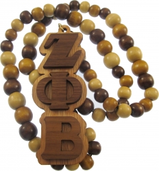 View Buying Options For The Zeta Phi Beta Wood Bead Tiki Letter Medallion