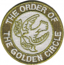 View Buying Options For The Order of the Golden Circle Symbol Round Iron-On Patch