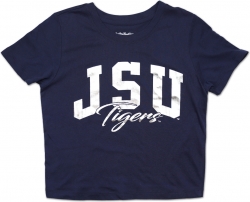 View Buying Options For The Big Boy Jackson State Tigers Foil Cropped Ladies Tee