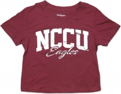 View Buying Options For The Big Boy North Carolina Central Eagles Foil Cropped Ladies Tee
