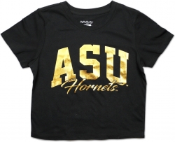 View Buying Options For The Big Boy Alabama State Hornets Foil Cropped Ladies Tee