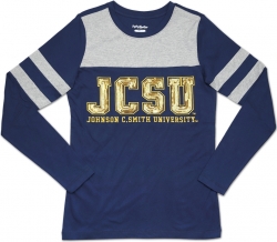 View Buying Options For The Big Boy Johnson C. Smith Golden Bulls Ladies Long Sleeve Tee