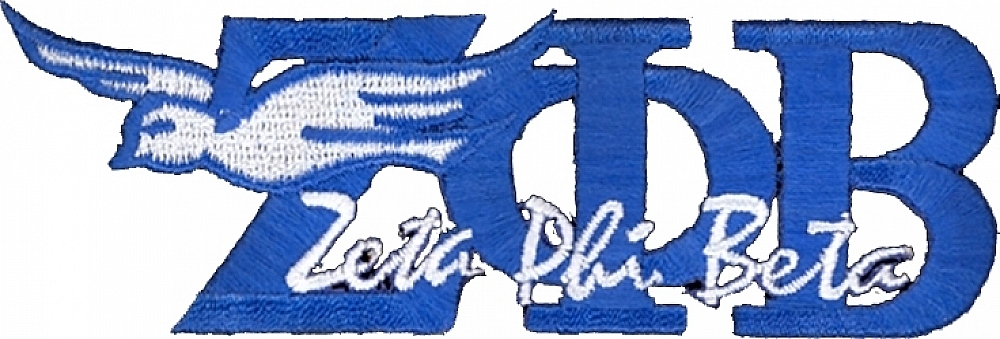 Zeta Phi Beta New Image Dove Iron-On Patch