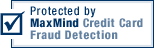 Protected by MaxMind Credit Card Fraud Detection