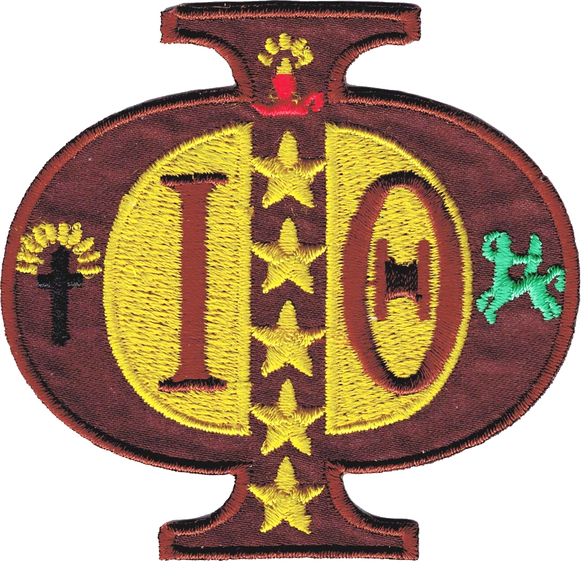 Iota Phi Theta Swag Series Tackle Twill Iron-On Patch