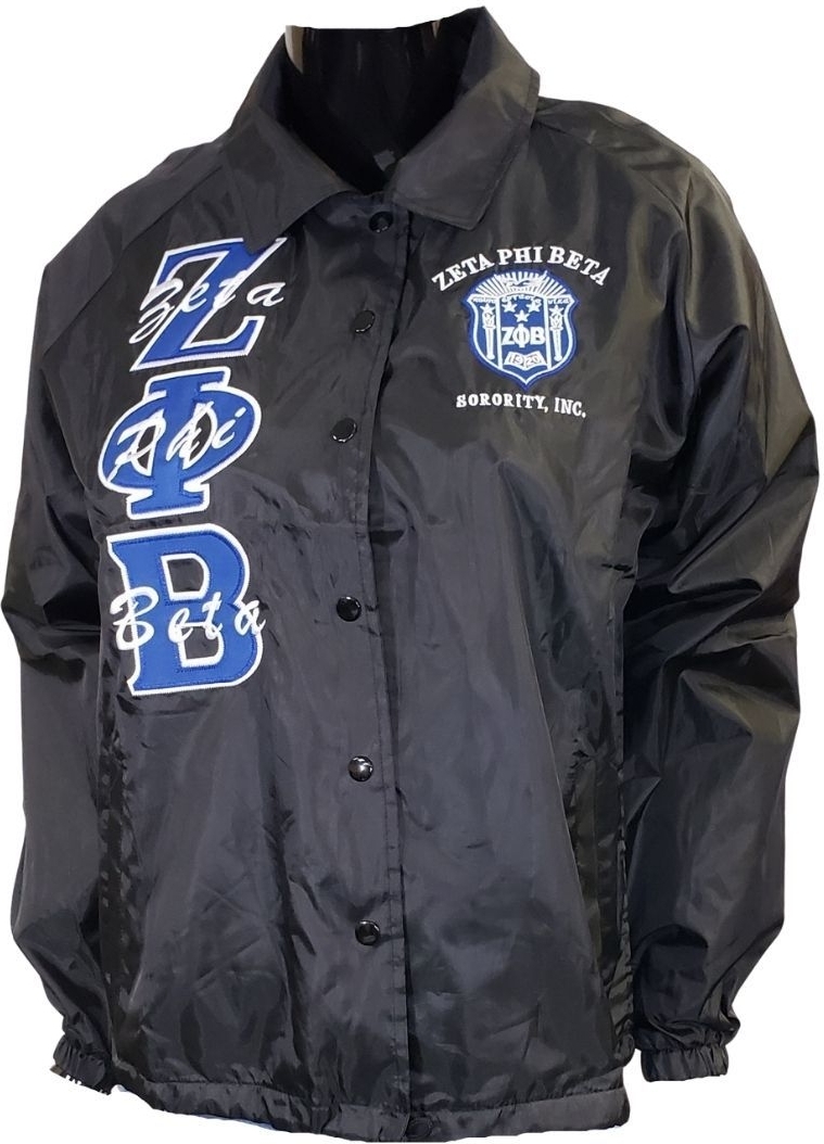 Buffalo Dallas Zeta Phi/Φ Beta Crossing Line Jacket