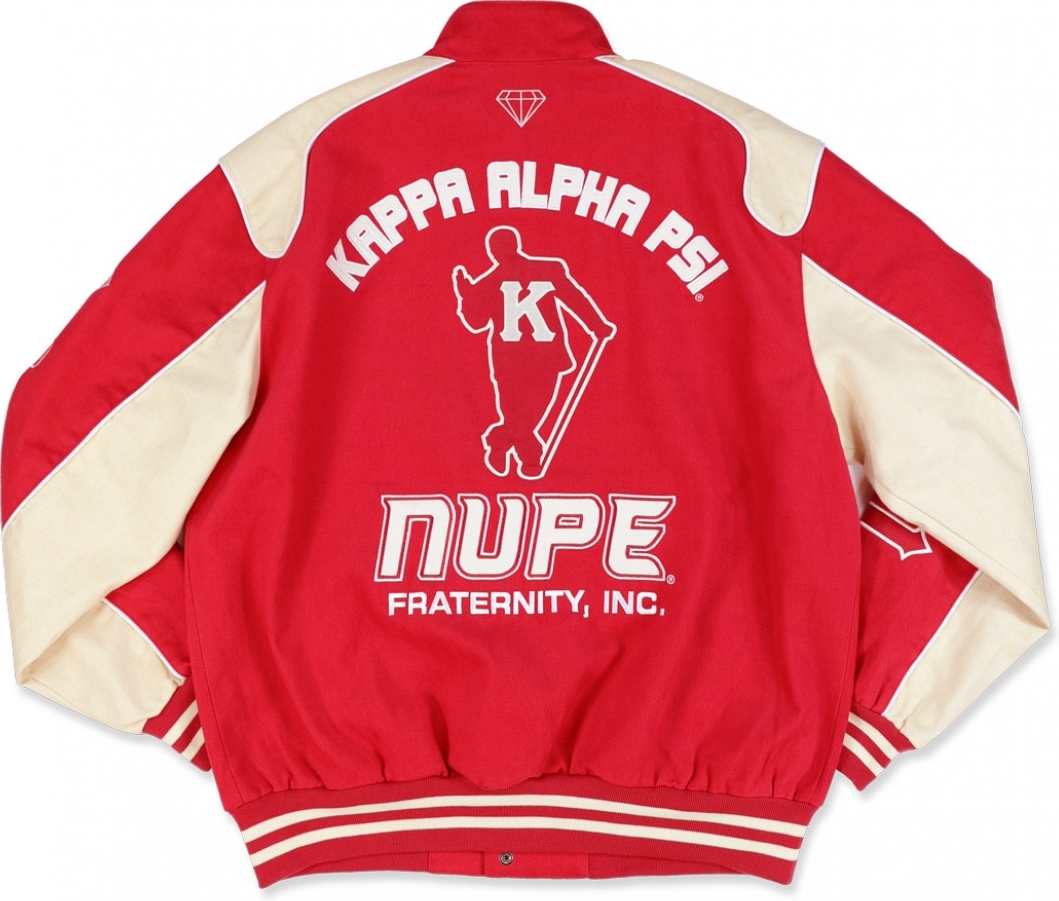 Big Boy Kappa Alpha Psi Divine 9 S11 Mens Racing Twill Jacket - Picture 58 of 78