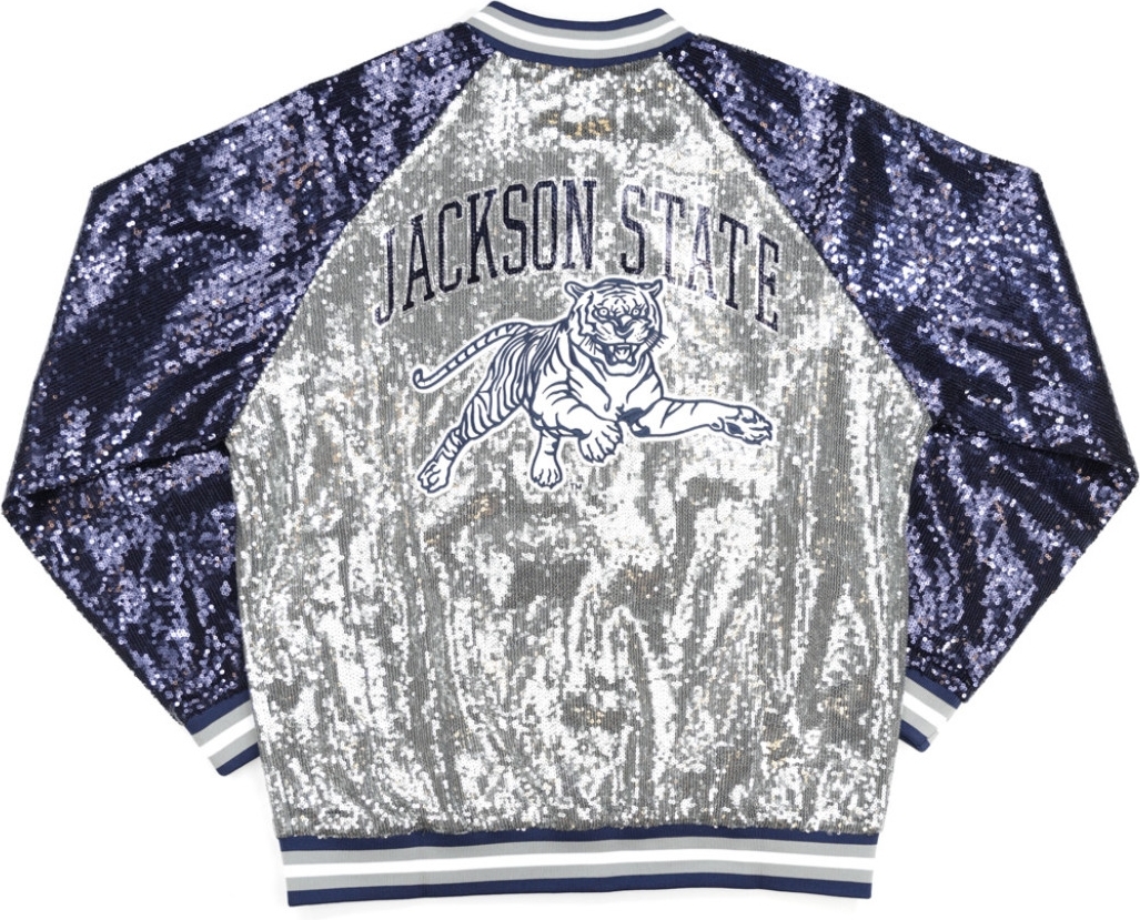 Big Boy Jackson State Tigers S4 Damen Pailletten Jacke - Bild 3 von 19